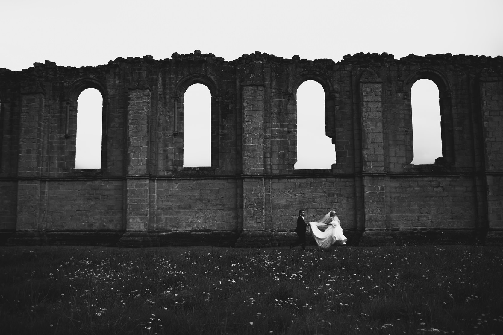Byland abbey wedding photography - arj photography