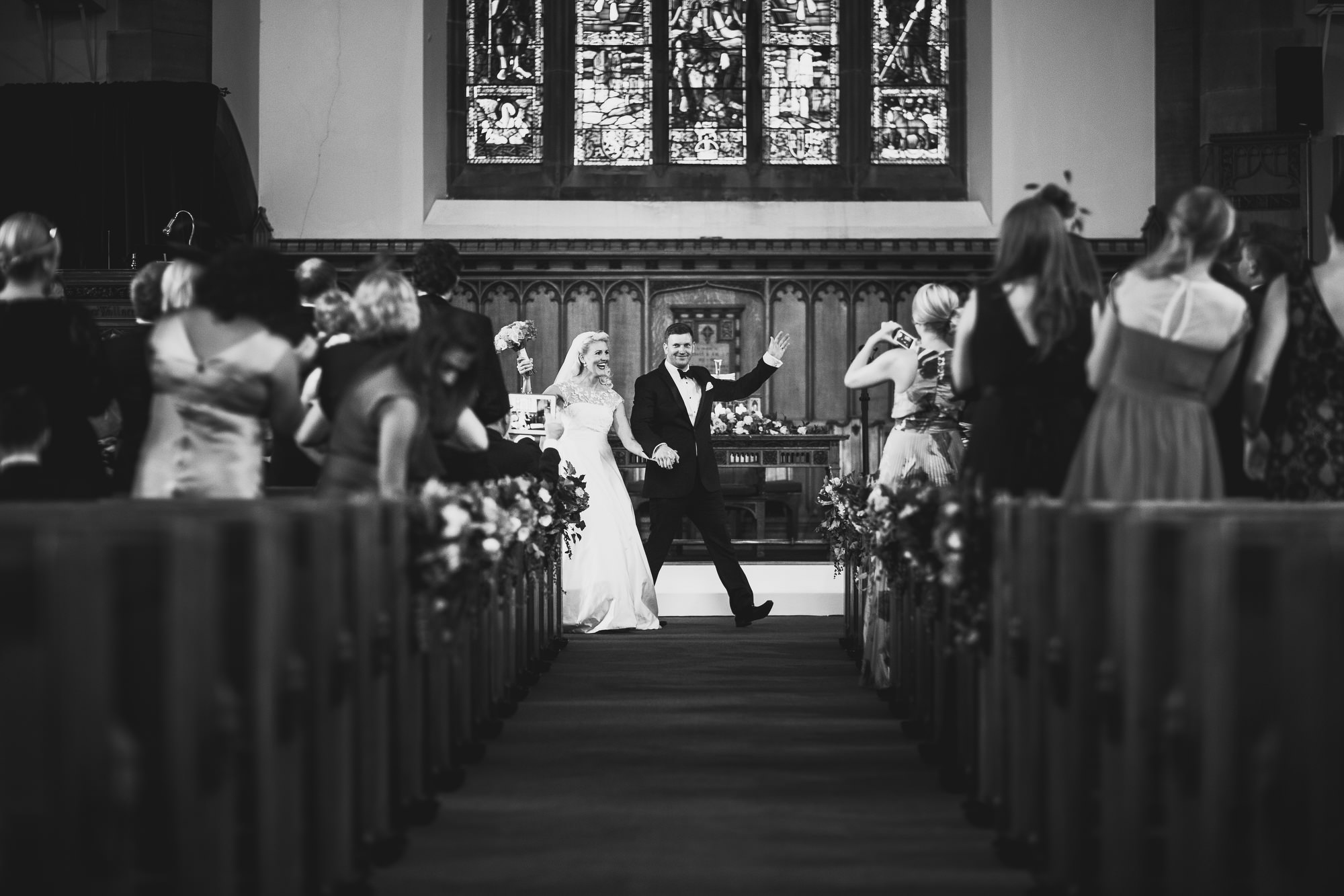 Family home wedding photography