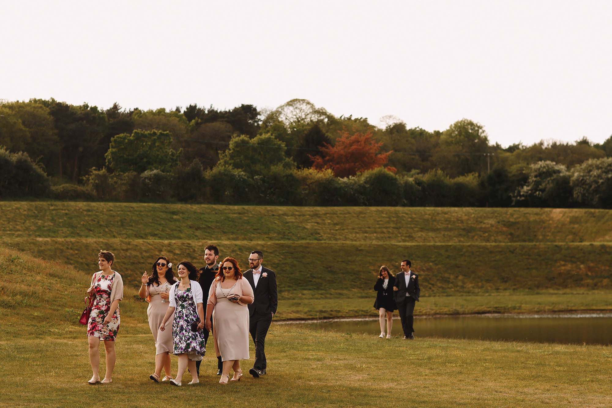 Delamere events cherry orchard lake wedding photography