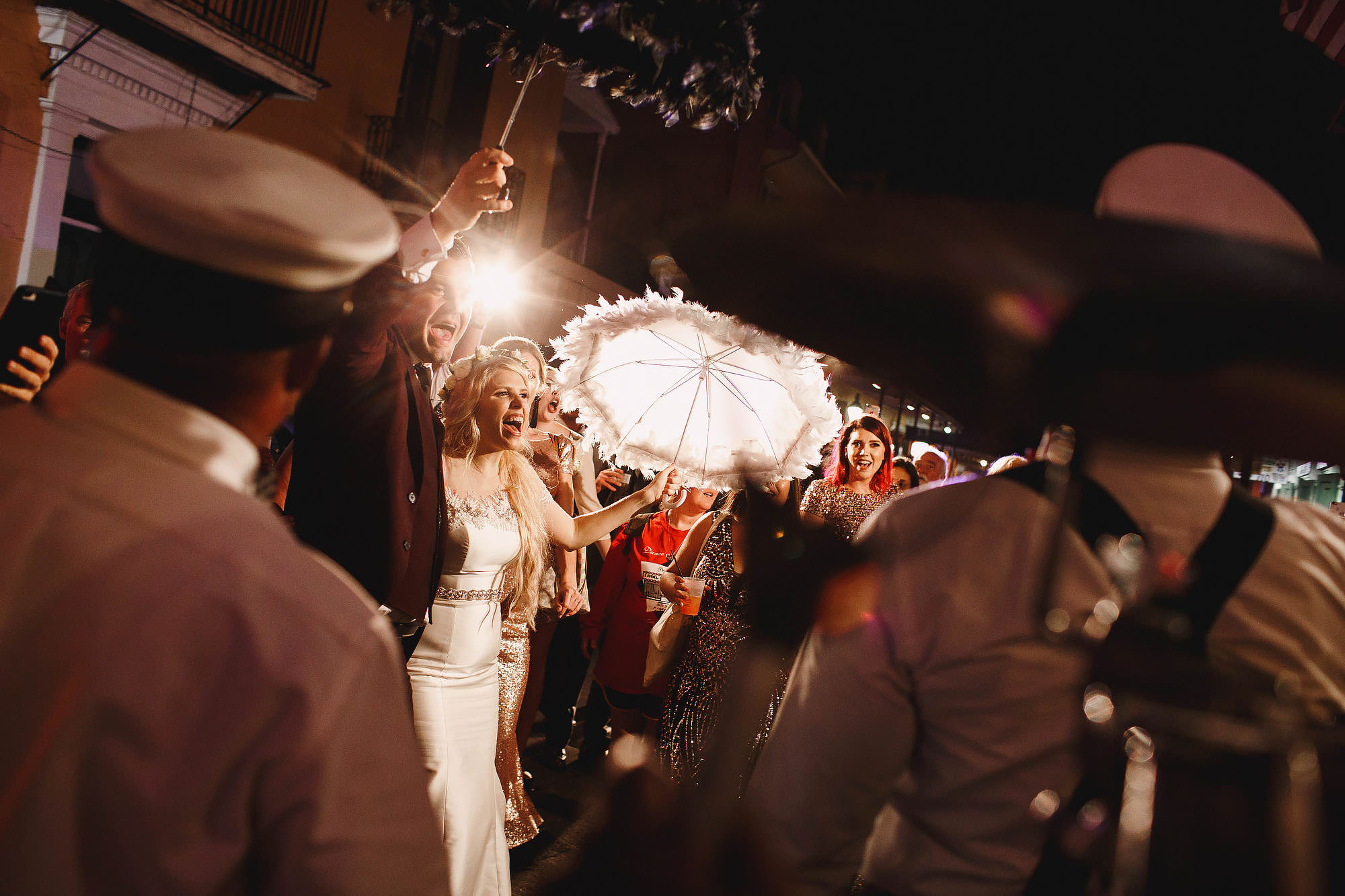Second line photography - new orleans wedding photography - broussards restaurant