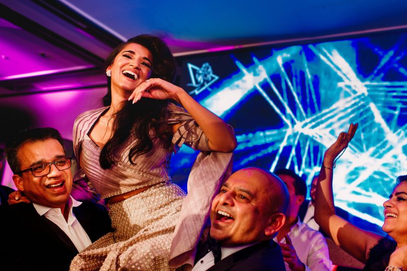 Hilton gatwick indian wedding reception photography