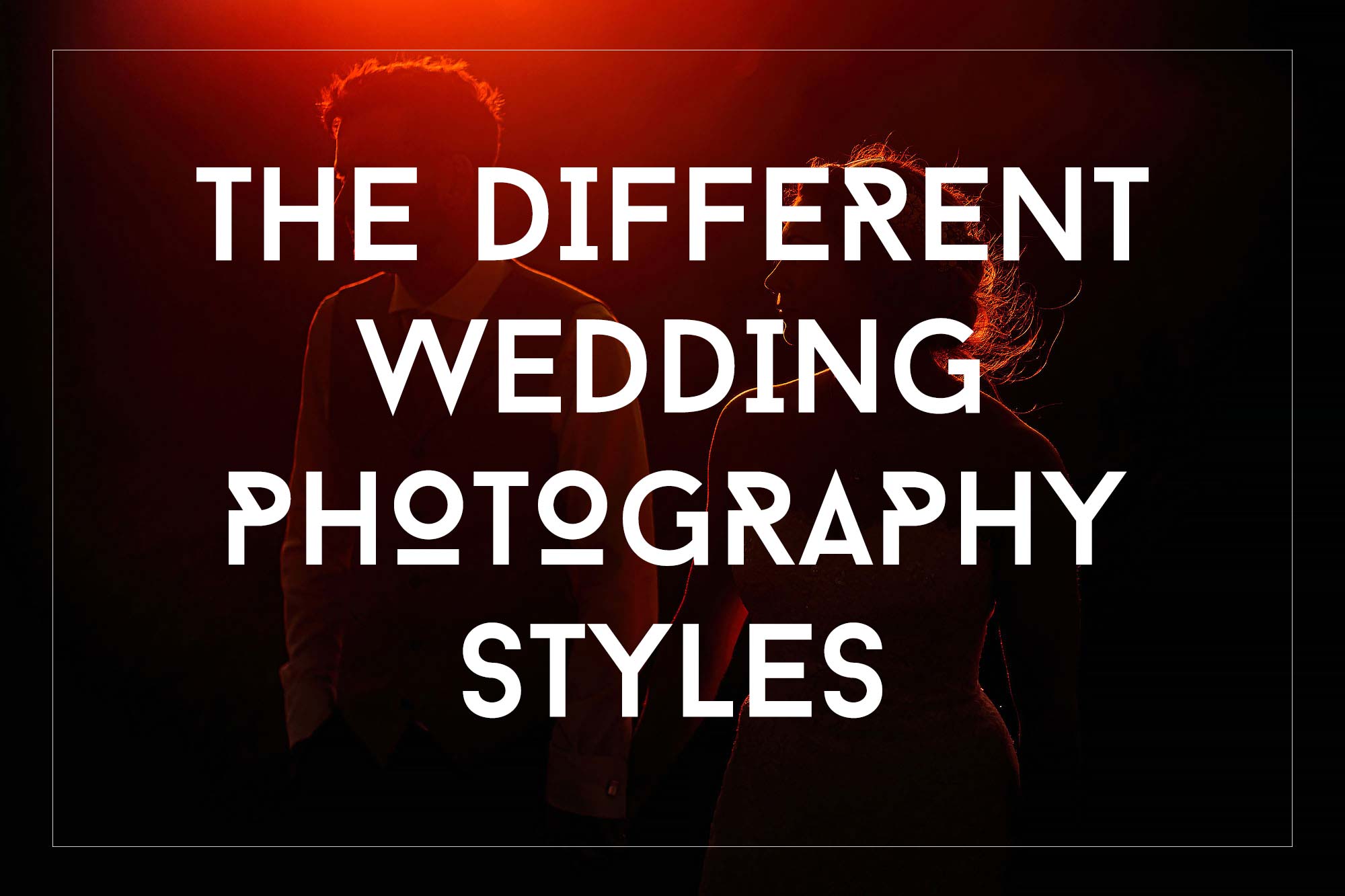 The different styles of wedding photography
