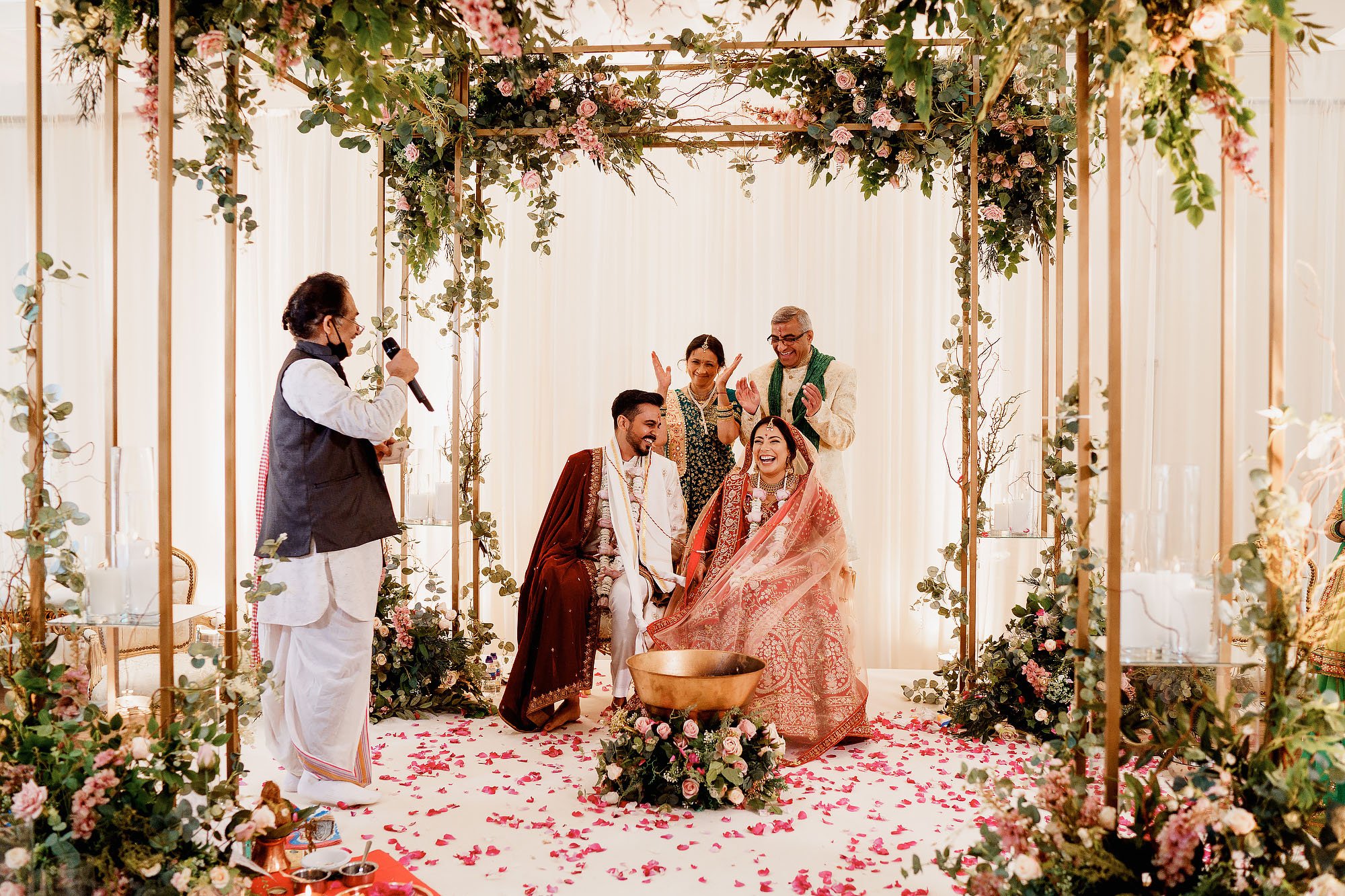 Indian wedding at winstanley house