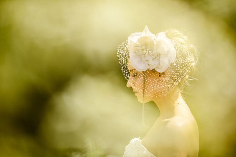 An ethereal wedding portrait of a bride - incredible wedding portraits by ARJ Photography®