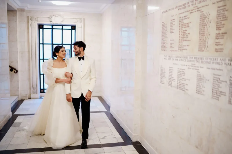 London wedding at old marylebone town hall and the langham hotel by arj photography®