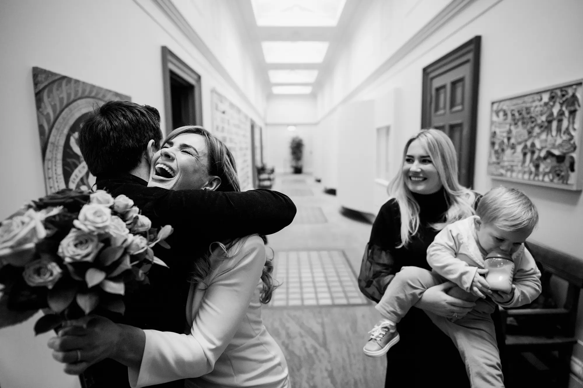 Scale and fabric wedding photography liverpool - winter wedding photography in a studio and warehouse!