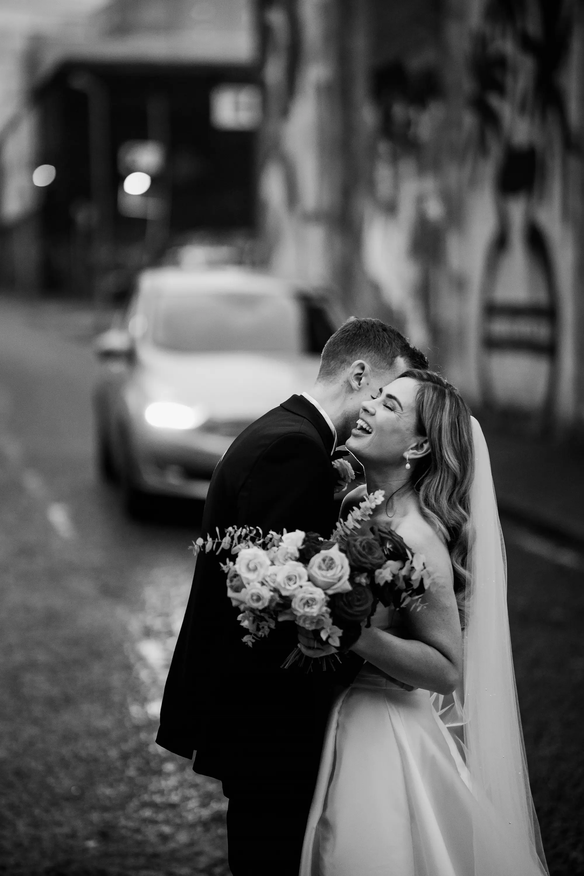 Scale and fabric wedding photography liverpool - winter wedding photography in a studio and warehouse!