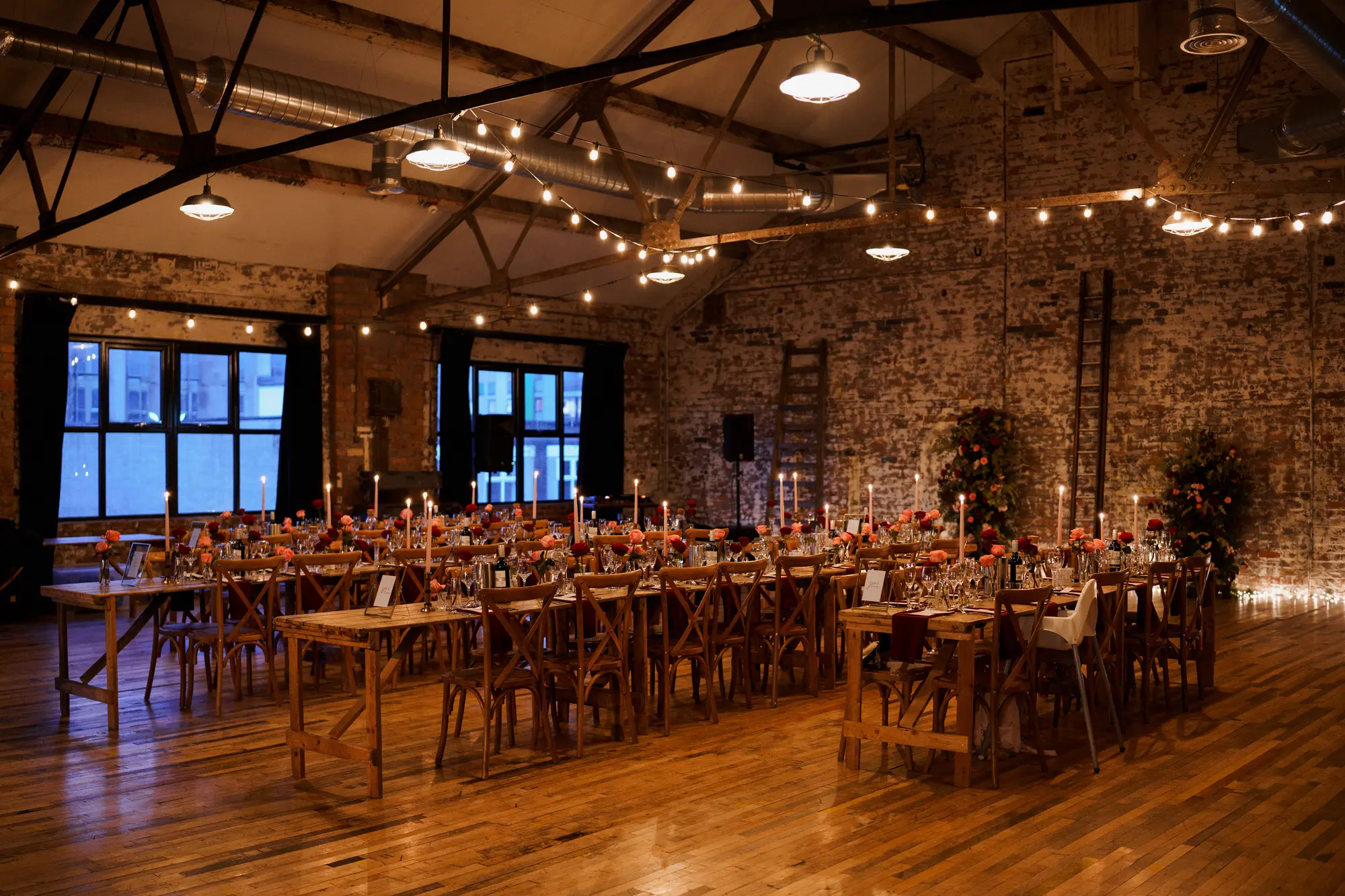 Scale and fabric wedding photography liverpool - winter wedding photography in a studio and warehouse!