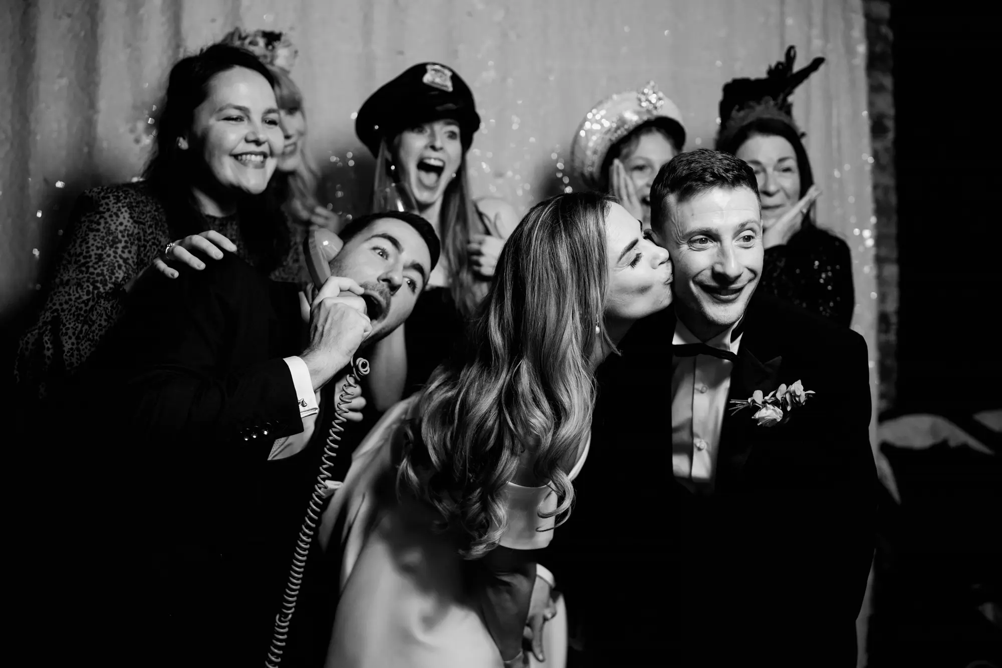 Scale and fabric wedding photography liverpool - winter wedding photography in a studio and warehouse!